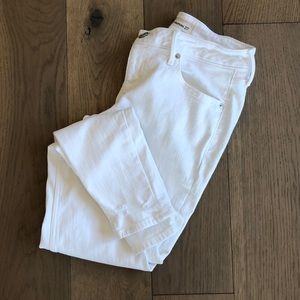 Maurice’s Destructed White Skinny Jean